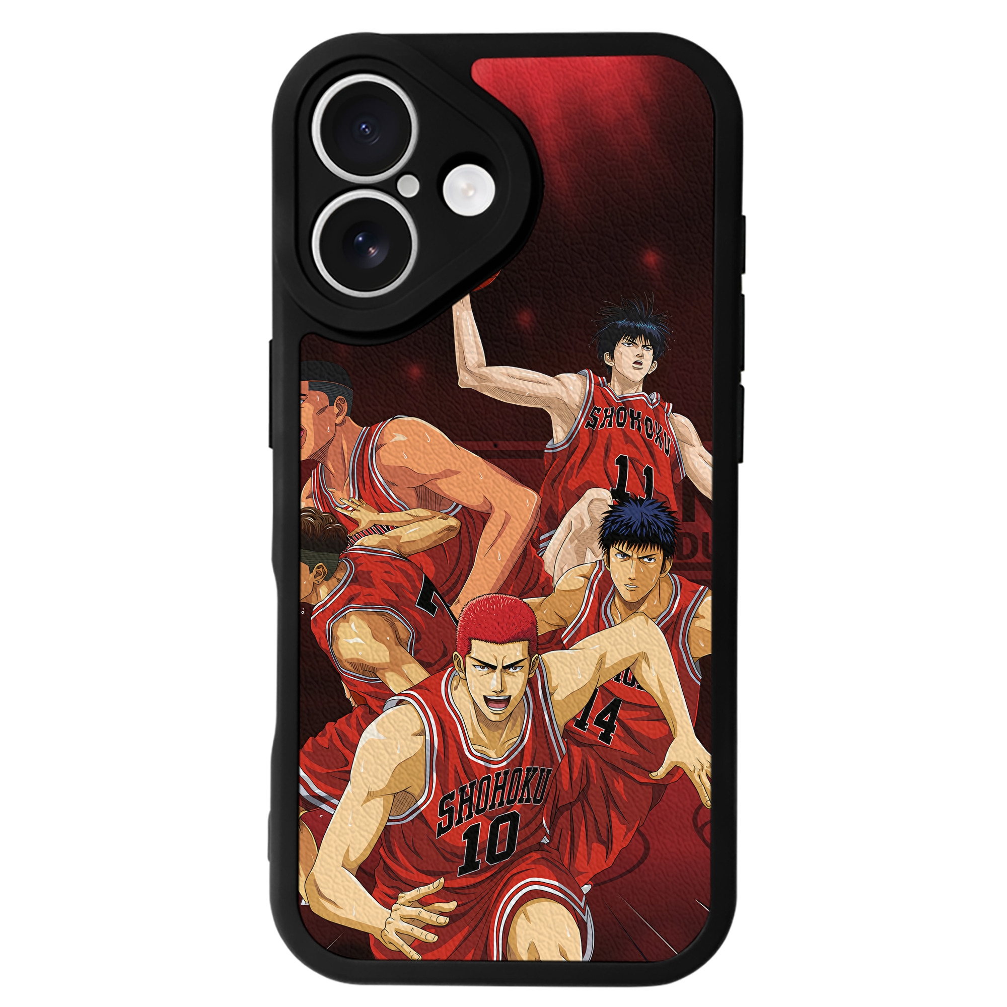 （画像用） SLAM DUNK／スラムダンク 【iPhone 16シリーズ対応】シリコンスマホケース（レザー調） 材質：シリコン